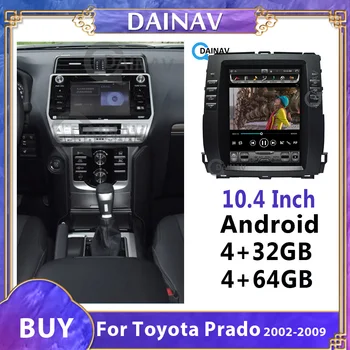 10.4 Palce Auta GPS Navigácie Pre Toyota Prado 2002 2003 2004 2005 2005 2007 2008 2009 Auto Multimediálne DVD Prehrávač, Rádio, Stereo