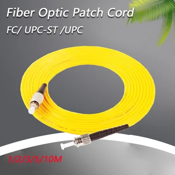 10PCS FC/ UPC-ST /UPC Fiber Optic Patch Kábel Simplex Jednom Režime Kábel s Priemerom 3 mm Dĺžka 1M 2M 3M alebo Akceptovať Prispôsobenie