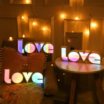 3D ľúbostný List Dekor Svetlo Svadby, Romantické Nočné Svetlo USB Powered Stan stolná Lampa Vianočné, valentínske Návrh Osvetlenia