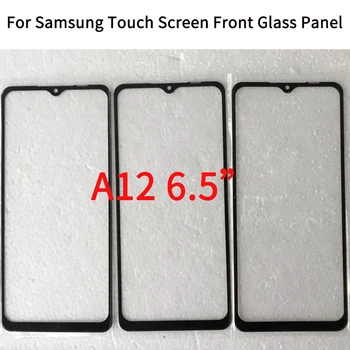 50Pcs/Veľa Pre Samsung Galaxy A12 Dotykový Displej Predné Sklo Panel LCD Vonkajší Displej Objektív A12 S OCA Lepidlo Predné Sklo