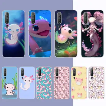 Axolotl Roztomilý Zvierat Telefón puzdro pre Samsung S21 A10 pre Redmi Poznámka 7 9 pre Huawei P30Pro Česť 8X 10i kryt