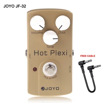 JOYO JF-32 Hot Plexi Elektrická Gitara Efekt Pedál Procesor Skreslenie Simuluje Klasické AMP True Bypass Hudobné Nástroje