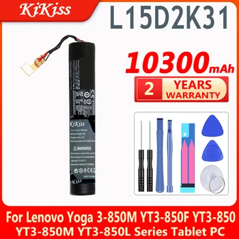 KiKiss 10300mAh L15D2K31 L15C2K31 Batérie Pre Lenovo YOGA 3 YT3-850F YT3-850 YT3-850M YT3-850L Notebook Batérie