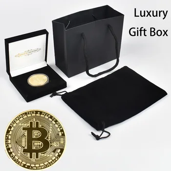 Luxusná Darčeková krabička Package BitCoin Bit mince Cryptocurrency S Kabelka Darčeka Pre Kamaráta Darček