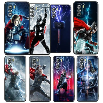 Marvel Thor Super Hrdina Prípade Pre Xiao Redmi K50 K40 Herné 11 Prime 10 10C 9AT 9C 9T 8 6A 4X 5G TPU Čierny Kryt Telefónu Capa Core