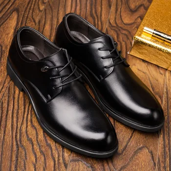 Muži Business Luxusné OXford Topánky Pánske Kožené Topánky Gumy Formálne Šaty, Topánky Muž Kancelárie Strany Svadobné Človeka Topánky Mocassins