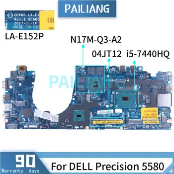 Pre DELL Precision 5580 i5-7440HQ Notebook Doske 04JT12 LA-E152P SR32R N17M-Q3-A2 DDR4 Notebook Doske