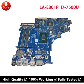 Pre HP 15-BS Notebook Doske 928640-601 928640-001 924757-001 CSL50/CSL52 LA-E801P Doske S i7-7500U CPU 2 GB, grafický procesor (GPU)
