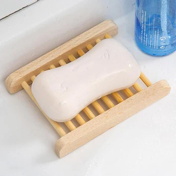Ručne Vyrábané Drevené Mydlo Box Rám Tvorivé Zmluvne Kúpeľňa Toaletné Mydlo Prírodné Bambusové Drop