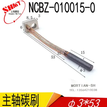 Uhlíkové kefky NCBZ rytie stroj - 010015-0 3 x17mm vretena kefa 53 mm dĺžka