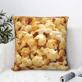Varené Popcorn obliečka na Vankúš Štvorcový Vankúš roztomilý Domov Dekoratívne Polyester pre Izba Jednoduché 45*45 cm