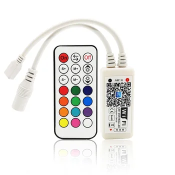 Wifi-Bezdrôtový Diaľkový ovládač Pre RGB LED Pásy Svetla 21key Radič