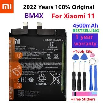 100% Pôvodný Xiao Mi BM4X 4710mAh Batérie Telefónu Pre Xiao 11 Xiaomi11 Mi11 Náhradné Batérie Bateria
