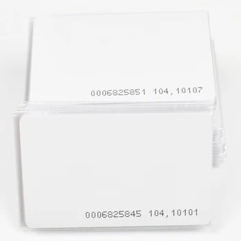 100ks RFID Kariet 125KHz EM4100 TK4100 Smart Karty Bezkontaktné RFID Tag pre riadenie Prístupu