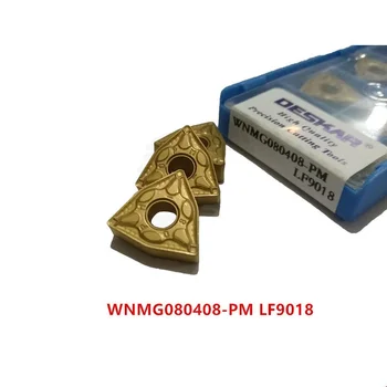 10P WNMG080404,,WNMG080408,WNMG080412 -CM / MT / PM LF9018 CNC Sústruhu Nástroj na Sústruženie Karbidu Vložka Pre Ocele
