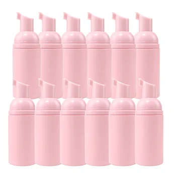12pcs 60Ml ružovými pena fľaša mydlo, pena dávkovač na tekuté plastické penový šampón, balzam fľaša pena fľašu