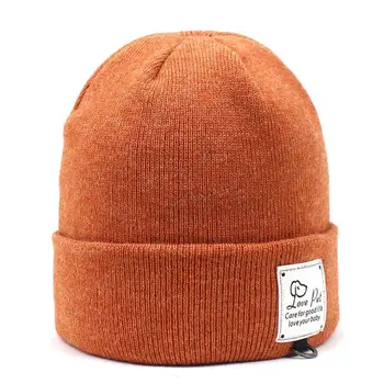 2021 Jeseň a v zime Akryl List Zahustiť pletené klobúk teplý klobúk Skullies spp čiapočku klobúk pre mužov a Ženy 126