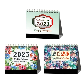 2022 Nové Prenosné Stolový Kalendár Stoji Kalendár na Denné Mesačný Plán Organizovanie