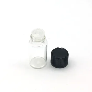 30pcs 3ml Parfum Sklenené Ampulky Malé Mini Esenciálny Olej, Fľaša Malá Jasné Fľaše bez otvoru tip
