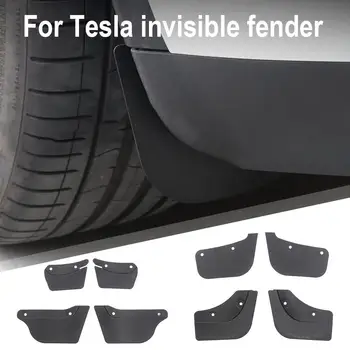 4Pcs Blato Na Tesla Model 3 Model Y 2020-2022 Stealth Blato Blatník Upgrade Bez Vŕtania Úprava Príslušenstvo