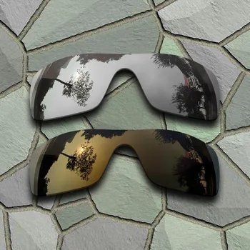Chrome&Bronz, Meď Polarizované slnečné Okuliare Náhradné Šošovky pre Oakley Batwolf