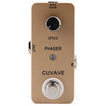 CUVAVE Phaser Gitara Efekt Pedál Teplé Plnej Fáze Signál Analógový obvod Účinky Stompbox Vynikajúca Dynamická Odozva True Bypass