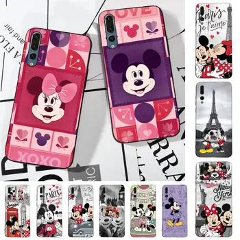 Disney Mickey Minnie Mouse Telefón puzdro na Huawei P30 40 20 10 8 9 lite pro plus Psmart2019