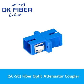 DK VLÁKNINY 5dB SC/UPC Fiber Optic Tlmiča Spojka Optického Vlákna Konektor Adaptéra SC Príruby 50pcs Pack