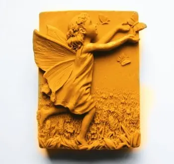 Kvet Faerie hrať s Butterfly S0028 Remeslo Umenie Silikónové Mydlo formy Plavidlá Formy DIY Ručne vyrábané mydlo formy