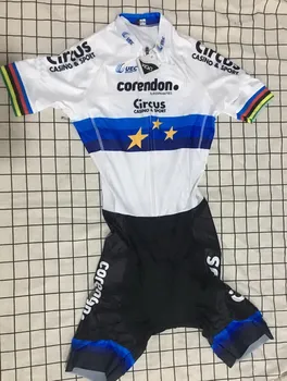 LASEROM REZANÉ Skinsuit 2019 ICORENDON-CIRKUS TÍM EÚ Kombinézu KRÁTKE Cyklistický Dres na Bicykel Cyklistické Oblečenie Maillot Ropa Ciclismo