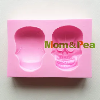 Mama&Pea MPA1720 Hrozné Hlavu Tvarované Silikónové Formy Cake Decoration Fondant Tortu 3D Formy potravinársky Mydlo Plesní