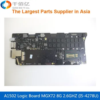 Notebook Matka rada A1502 Logic board Pre MacBook Pro Retina 13' MGX72 2.6 GHZ 8G i5-4278U 820-3476-A 2014