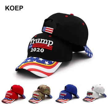 Nové Donald Trump 2020 Spp USA Vlajky, šiltovky Udržať v Amerike Veľký Snapback Prezident Klobúk 3D Výšivky Veľkoobchod Drop Shipping