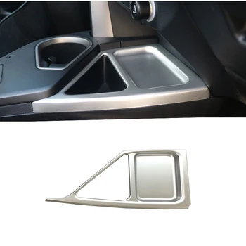 Pre Toyota RAV4 2016 2017 2018 1pcs auto Úložný box kryt dekorácie výbava ABS Chrome predné trim, čítanie panel pohár skladovanie