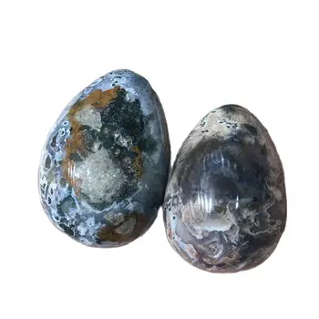 Prírodné Tichom Kamene Jaspis Kryštál Kremeňa Vajcia Kamenné More Minerálne Madagaskar Uzdravenie Drahokam Giftsen Gift1pc