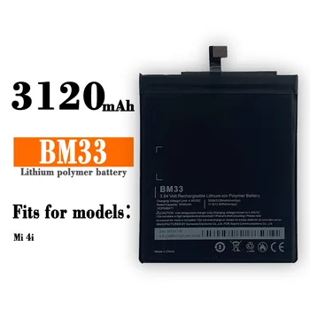 Pôvodný BM33 Výmena Batérie Pre Xiao Mi kom 4i Mi4i Skutočný Mobilný Telefón Kvalitných Lítiových Batérií