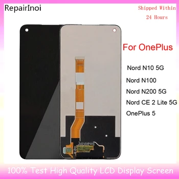 Pôvodný Pre OnePlus Nord N105G N100 N200 5G CE 2 Lite 5G LCD Displej Dotykový Panel Digitalizátorom. Náhradné LCD displej Pre OnePlus 5