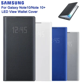 Pôvodný Pre SAMSUNG LED Zobrazenie Kryt Smart Cover Telefón puzdro pre Samsung Galaxy Note X NoteX Poznámka 10 Note10 Plus Telefón do Vrecka