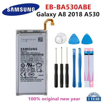 SAMSUNG Pôvodnej EB-BA530ABE 3000mAh Batérie Pre Samsung Galaxy A8 2018 A530 SM-A530 A530F A530K/L/S/W A530N/DS Batérie+Nástroje