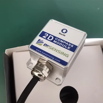 SEC225 2D Elektrický Digitálny Kompas Inclinometer Senzor Presnosť 2 Stupeň Meracieho Rozsahu 0-360 ( RS232, RS485 TTL Modbus Možnosť)