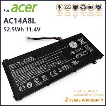 Skutočné AC14A8L Notebook Batéria Pre Acer Aspire VN7-571 VN7-571G VN7-591 VN7-591G VN7-791G MS2391 KT.0030G.001 11.4 V 4605mAh
