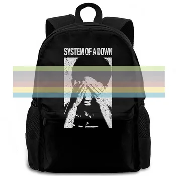 System of A Down Vidieť Žiadne Zlo, Rock, Heavy Metal Úradný Pánske Unisex ženy, mužov batoh notebooku cestovanie škola pre dospelých