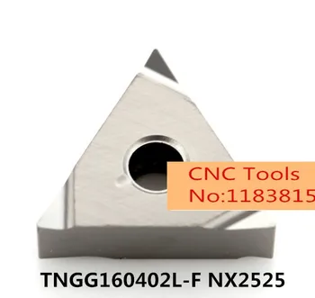 TNGG160402L-F/TNGG160402R-F/TNGG160404L-F/TNGG160404R-F NX2525, karbid vložky pre otočením držiaka nástroja nudné bar