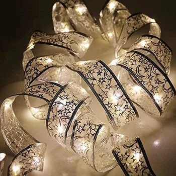 Vianočné Rozprávky String Svetlá 40 LED 4M Medený Drôt Páse s nástrojmi Luky Svetlá Pre Svadobné Party Dovolenku Ozdoby na Vianočný Stromček