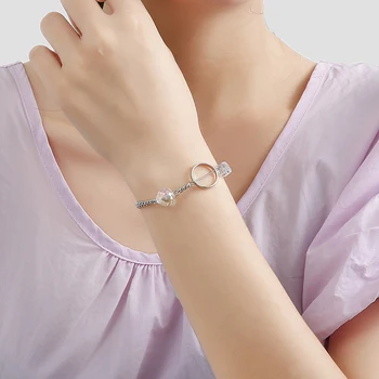 Vintage Charm Reťazca Náramky Pre Ženu Šperky Crystal Boho Kolo Zliatiny Prívesok Geometrické Náramok Šperky pulseira feminina