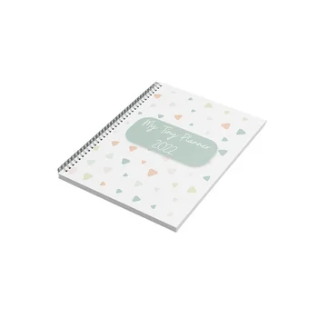 Vlastné tlač 2022-2023 pevná väzba A5 špirála papier notebook denník program plánovač notebook.