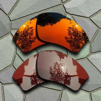 Červená Oranžová a Bronz Hnedé Polarizované slnečné Okuliare Náhradné Šošovky pre Oakley Pol Bunda XLJ